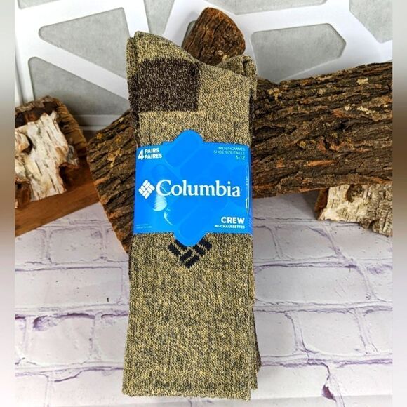 NWT 4-pack of Columbia Moisture Control Crew Socks - Picture 2 of 8